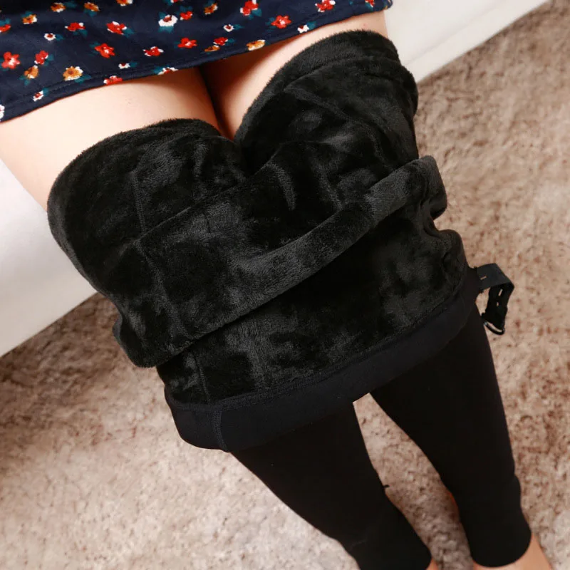 Женская одежда для беременных зимние леггинсы утепленные бархатные штаны теплые