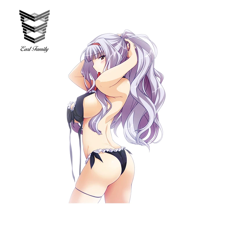 EARLFAMILY Сексуальная Автомобильная наклейка Shijou Takane мультяшный автомобильный