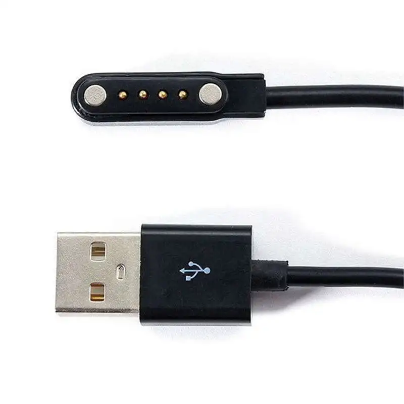 4 контактный Usb Смарт часы зарядный кабель Магнитная мощность для Sma 09 09S
