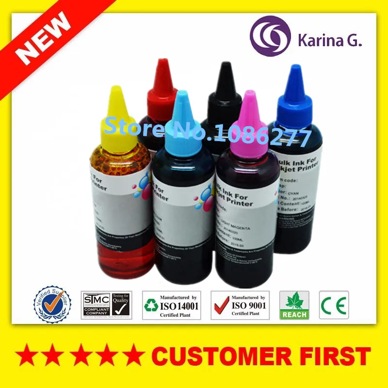 Чернила для принтера Epson Stylus Photo R230 R350 R210 R310 RX510 RX650 RX630 600 мл|dye ink|ink for epsonprinter ink refill |