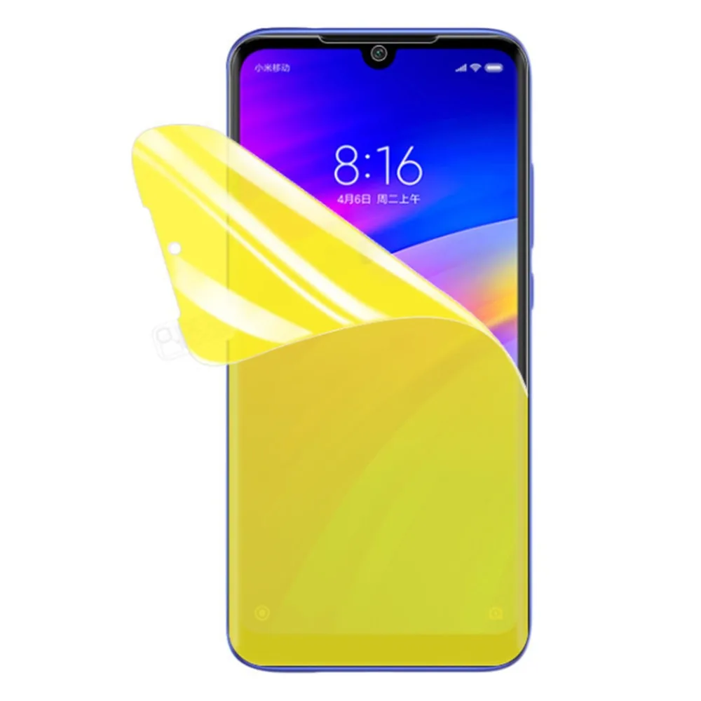 3D защитный гидрогель для Redmi Note 7, 6, 5 Pro, 6, 6A, 8, 8A, 7A, защитная пленка, защитный гель для экрана, полное покрытие, не стекло