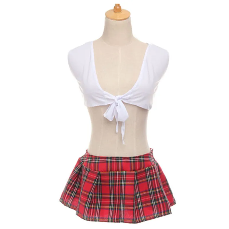 Школьная форма для девочек красного и белого цвета костюм студентов