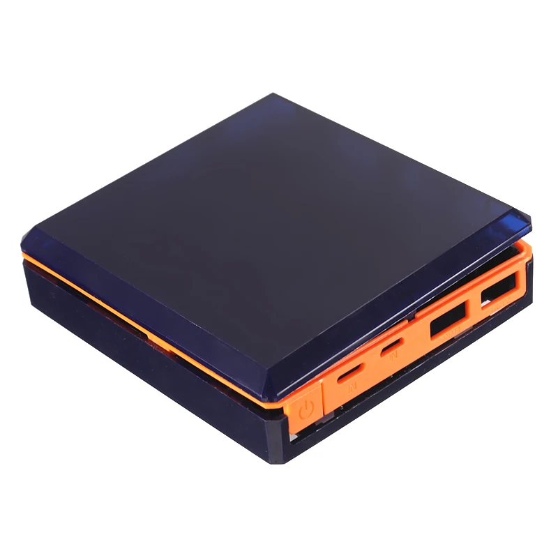 Внешний аккумулятор чехол с двойным USB с Stong светильник 4x18650 чехол для аккумулятора зарядный корпус электропитания DIY power Bank чехол для зарядного устройства