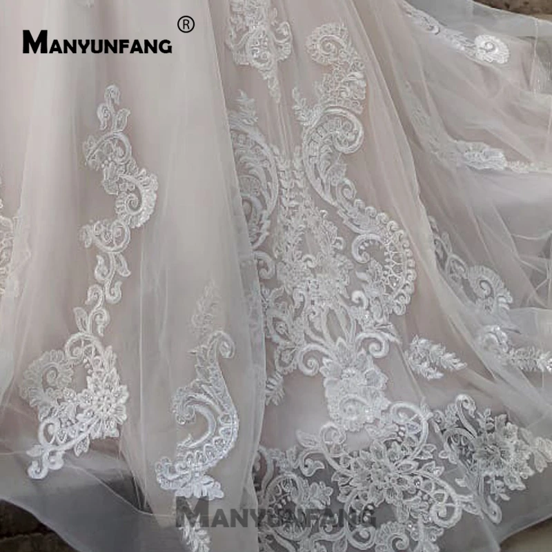 

Boho A-line Jewel Backless Wedding Dress Chapel Train Satin Bridal Dress Sweetheart Neck 3D Lace Country Wedding Bride Dresses