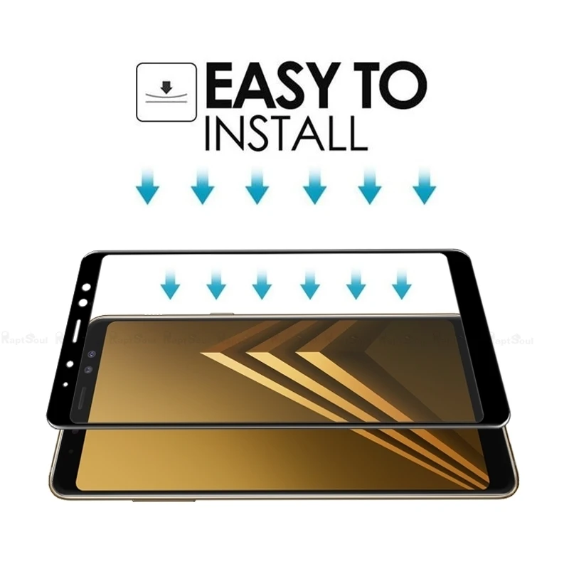 Для Samsung Galaxy A8 2018 A530 A530F Экран защитная плёнка полностью покрывающая пленка из