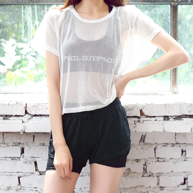 Спортивная одежда комплект из трех предметов для йоги рубашка женщин спортивный