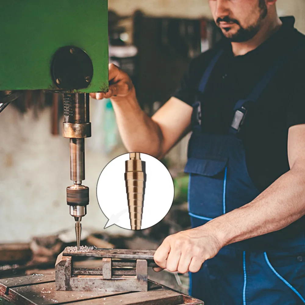 Набор ступенчатых Сверл из быстрорежущей стали и кобальта 5 шт. 50 размеров с