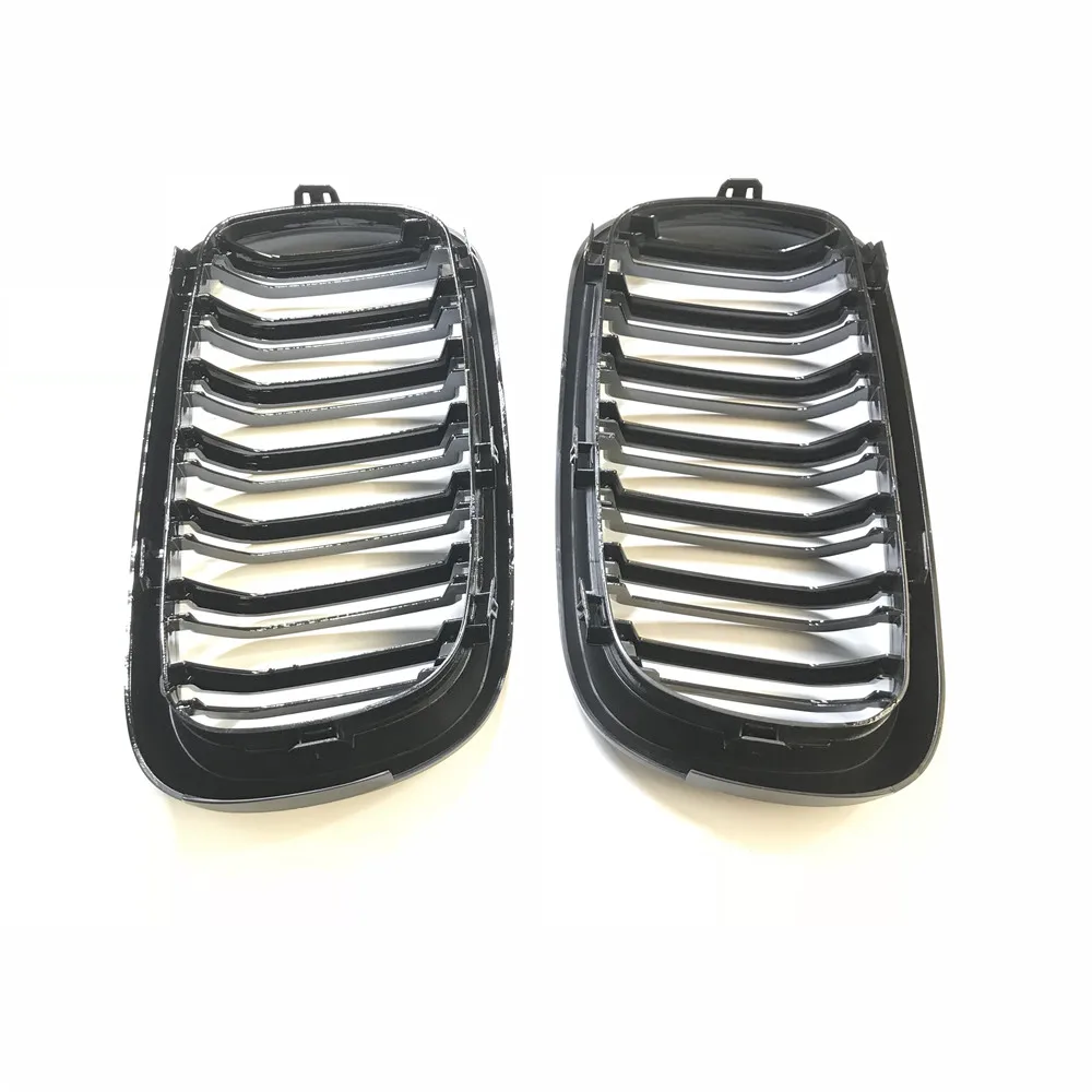 Замена переднего бампера черного цвета для bmw X5 X6 F15 F16 2014 2015 2016|grill for bmw|for bmwgrille black |