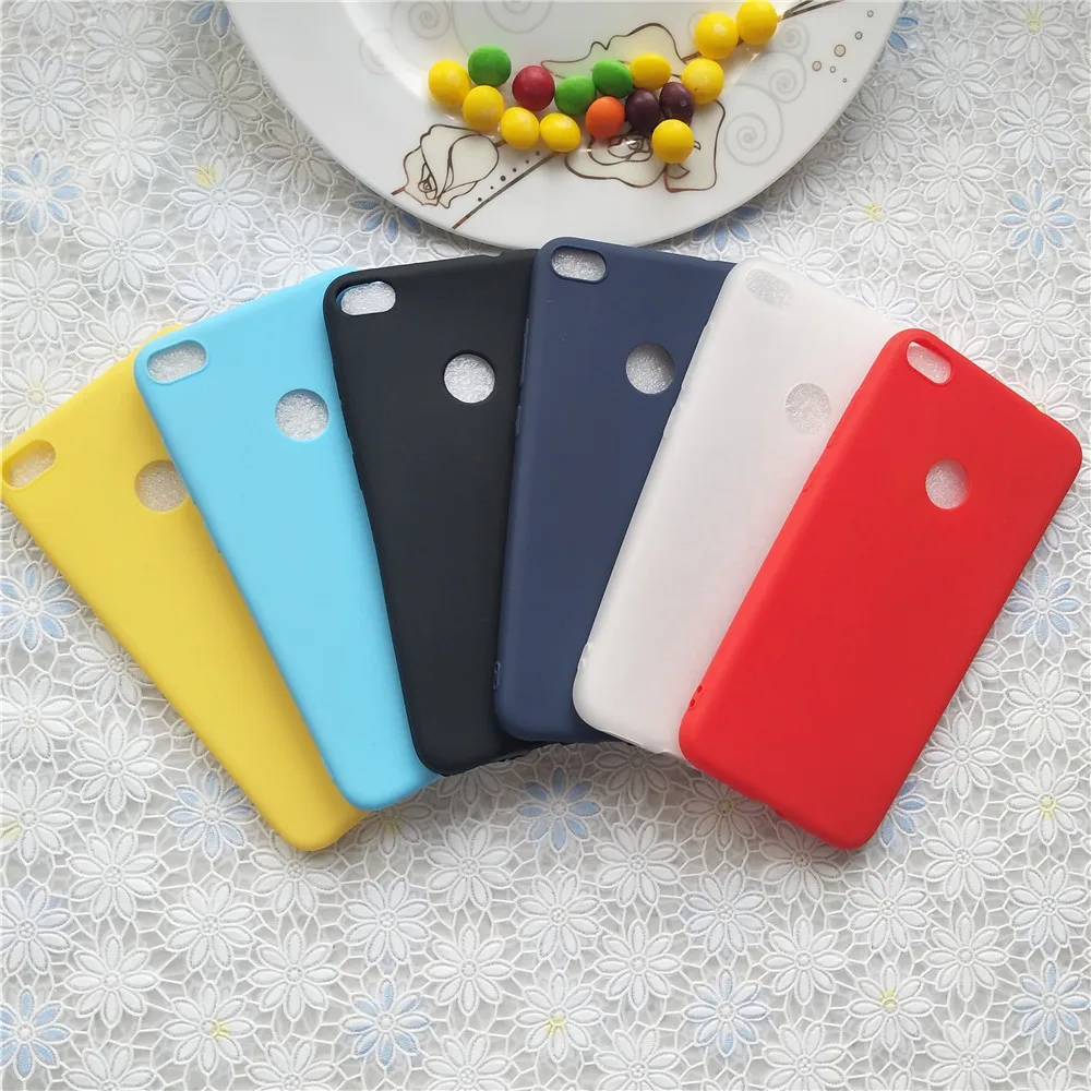 Матовый Силиконовый чехол Macarons для Huawei honor 8 lite 5 2 '' простые однотонные мягкие