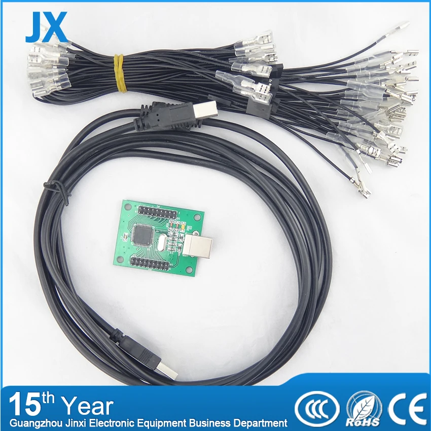 2 игровых USB контроллера Jamma Arcade аркадные детали аксессуары для автоматов пк PS3 Mac