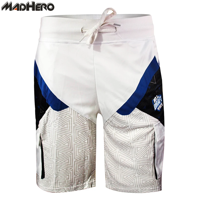 MADHERO мужские лоскутные шорты удобные хлопковые Drawstring сетчатая подкладка с