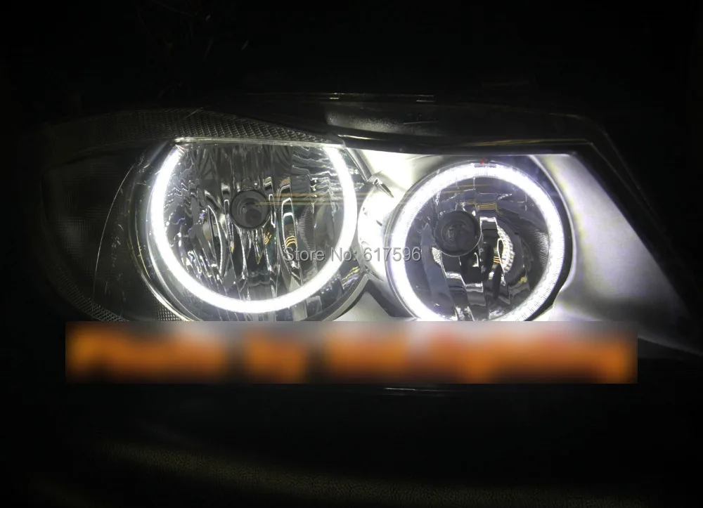 SMD СВЕТОДИОДНЫЙ ангельский глаз гало светильник без ошибок для BMW E90 не проектор