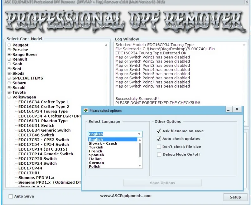 Профессиональный DPF + EGR Remover 3 0 Lambda Hotstart Flap O2 DTC 2|dpf remover|dtc remover |