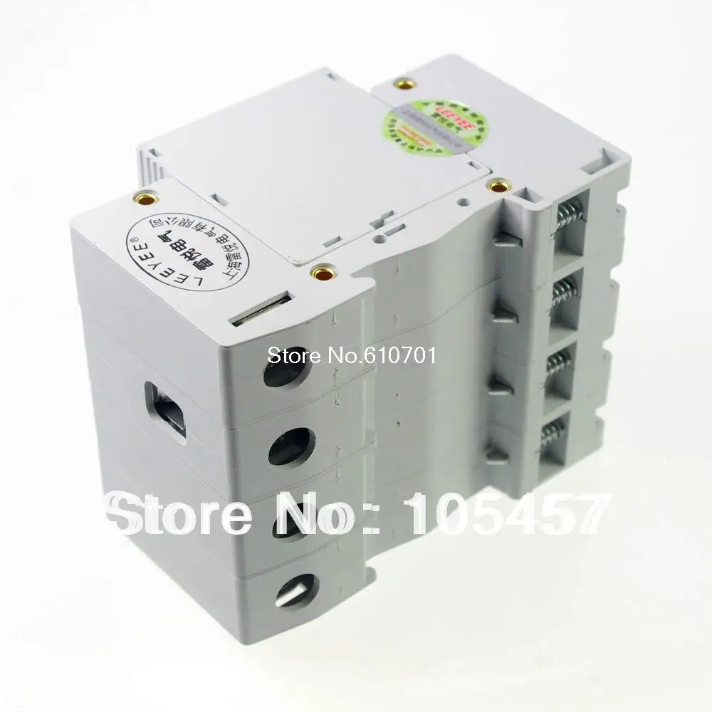 4P 20 ~ 40KA Din Rail Защита от перенапряжения молниеразрядник