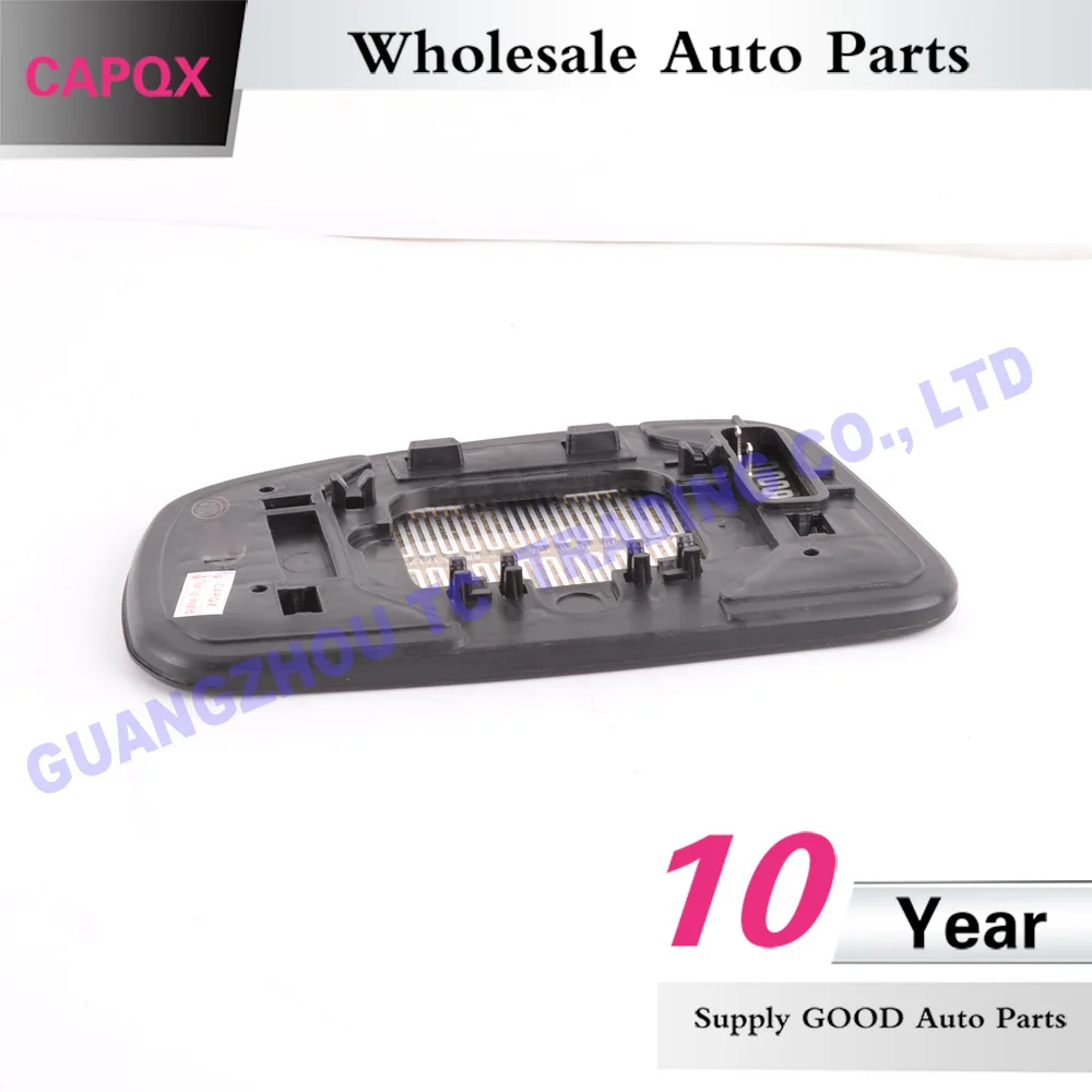 Capqx с обогревом наружных Зеркало заднего вида Стекло для Nissan TIIDA 2005 2006 2007 2008 2009 2010 внешний зеркало заднего вида объектива