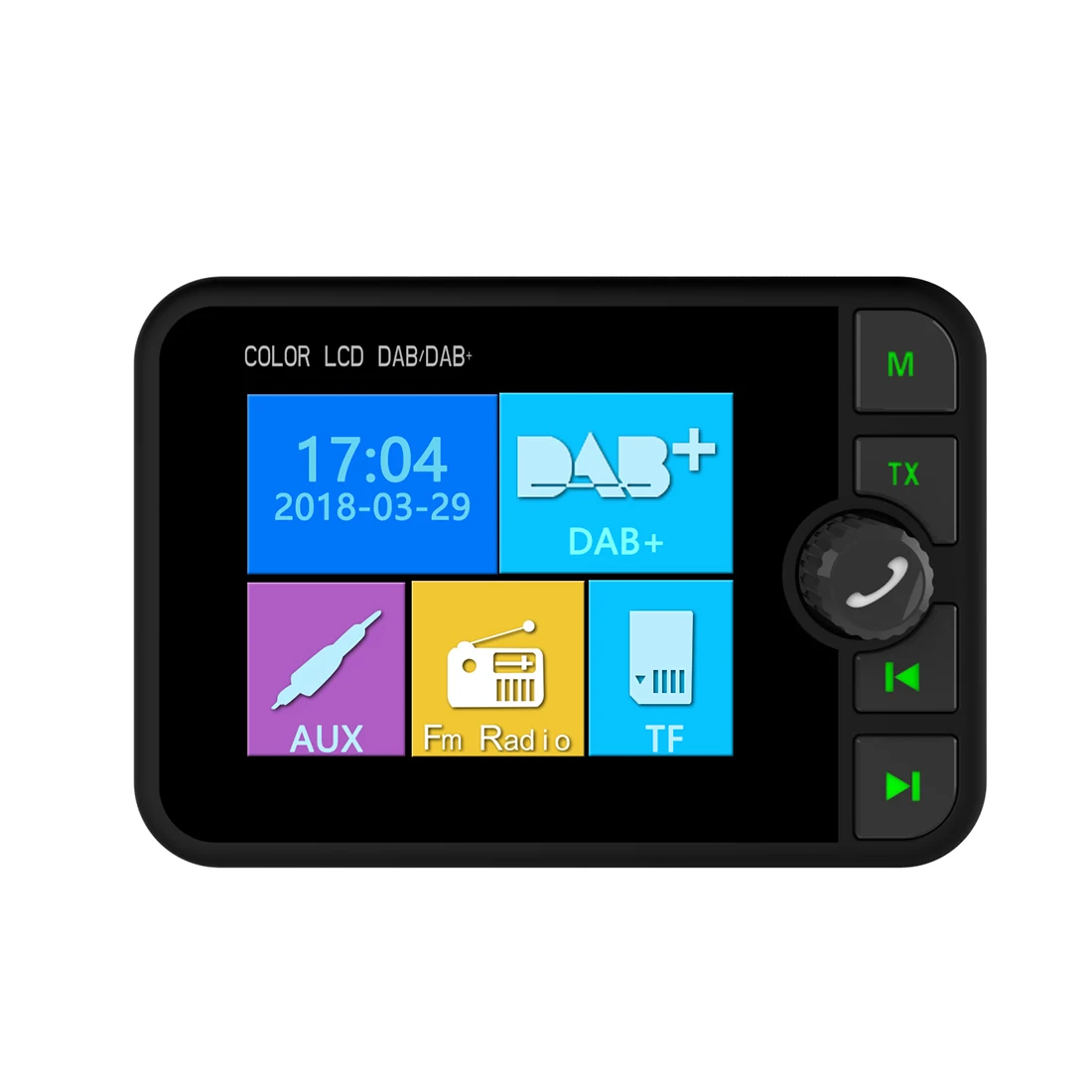 USB 2 4 дюймовый ЖК-дисплей Автомобильный DAB/DAB + радио приемник адаптер с Bluetooth SD