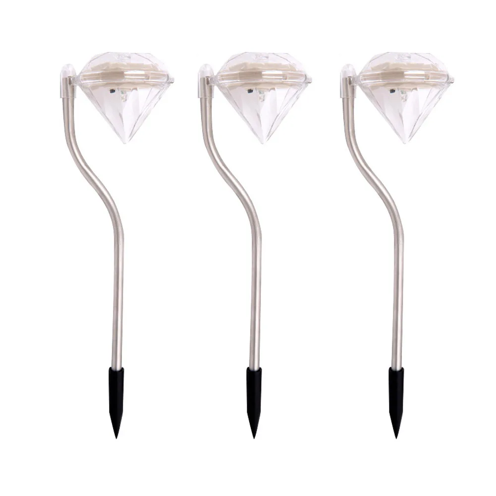 Открытый украшения солнечной энергии алмаз лампа лужайке в саду красочные двор