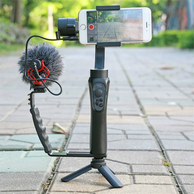 Гладкий Q Mic Stand L кронштейн держатель с зажимом для камеры 2 горячей стойки обуви