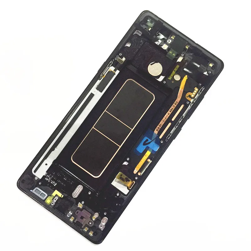 Оригинальный ЖК дисплей Note 8 SUPER AMOLED 6 3 дюйма с рамкой для SAMSUNG Galaxy NOTE8 N9500 N9500F