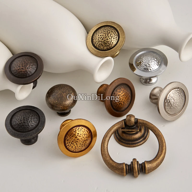

Vintage 2PCS European Retro Kitchen Cabinet Door Furniture Handles Cupboard Wardrobe Drawer Wine Cabinet Pulls Handles & Knobs