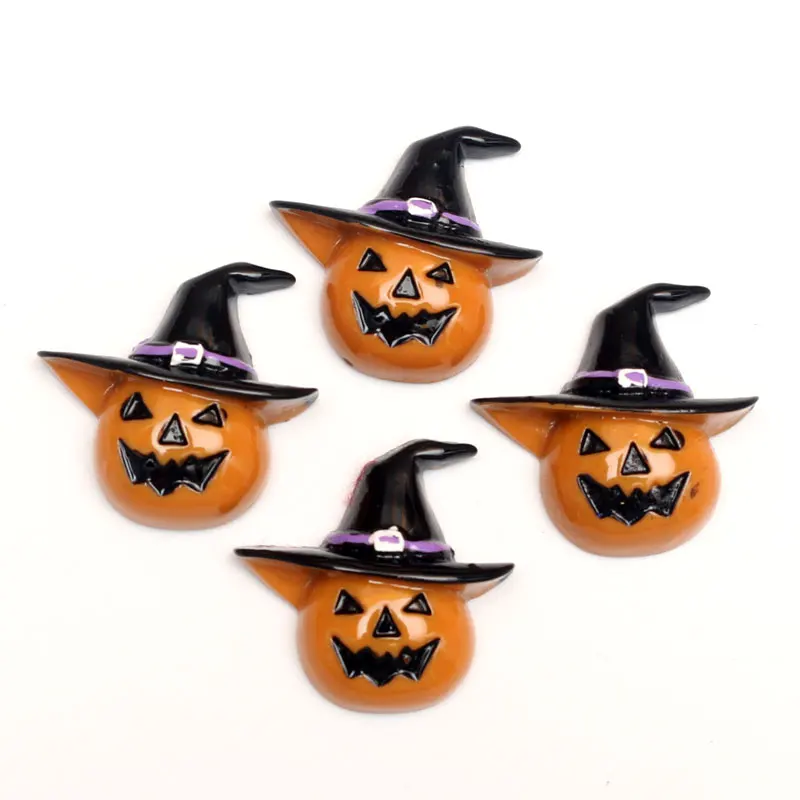 28x27mm-Pumpkin 2 20 шт смешанные Хэллоуин смолы кабошоны отделка декором ремесла украшения для скрапбукинга аксессуары - Цвет: 28x27mm-Pumpkin 2