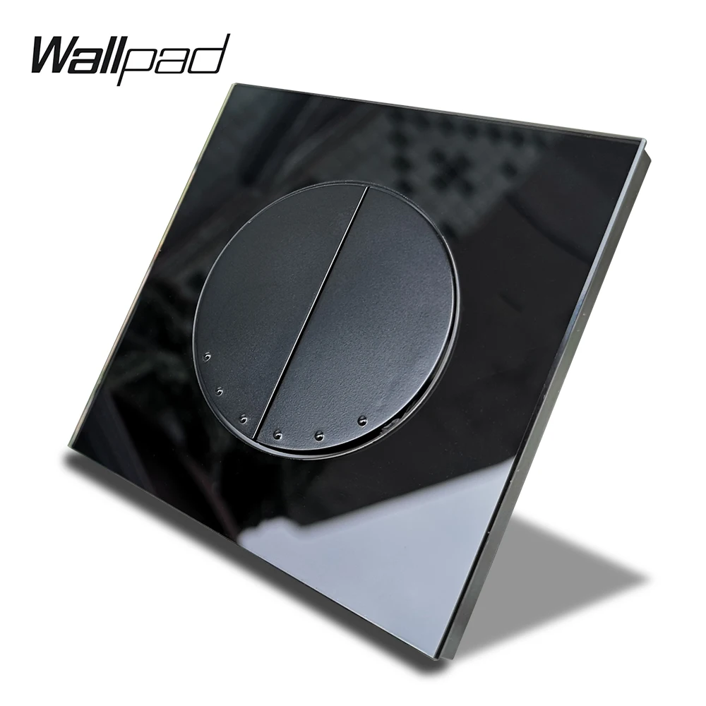 Wallpad L6 LED 2 Gang моментальная Перезагрузка Электрический настенный выключатель для