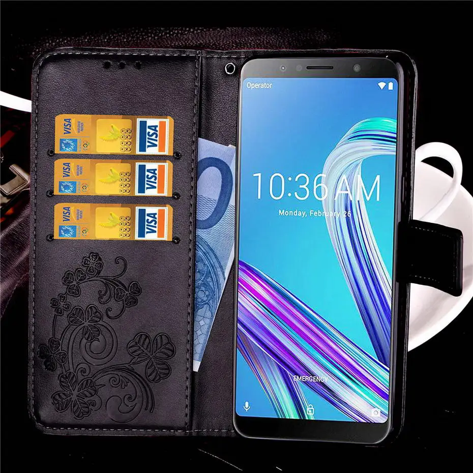 Для Asus Zenfone Max Pro M1 ZB602KL Чехол-книжка 6," чехол для телефона из искусственной кожи для ASUS ZB602KL ZB602 602KL KL X00TD чехол-кошелек