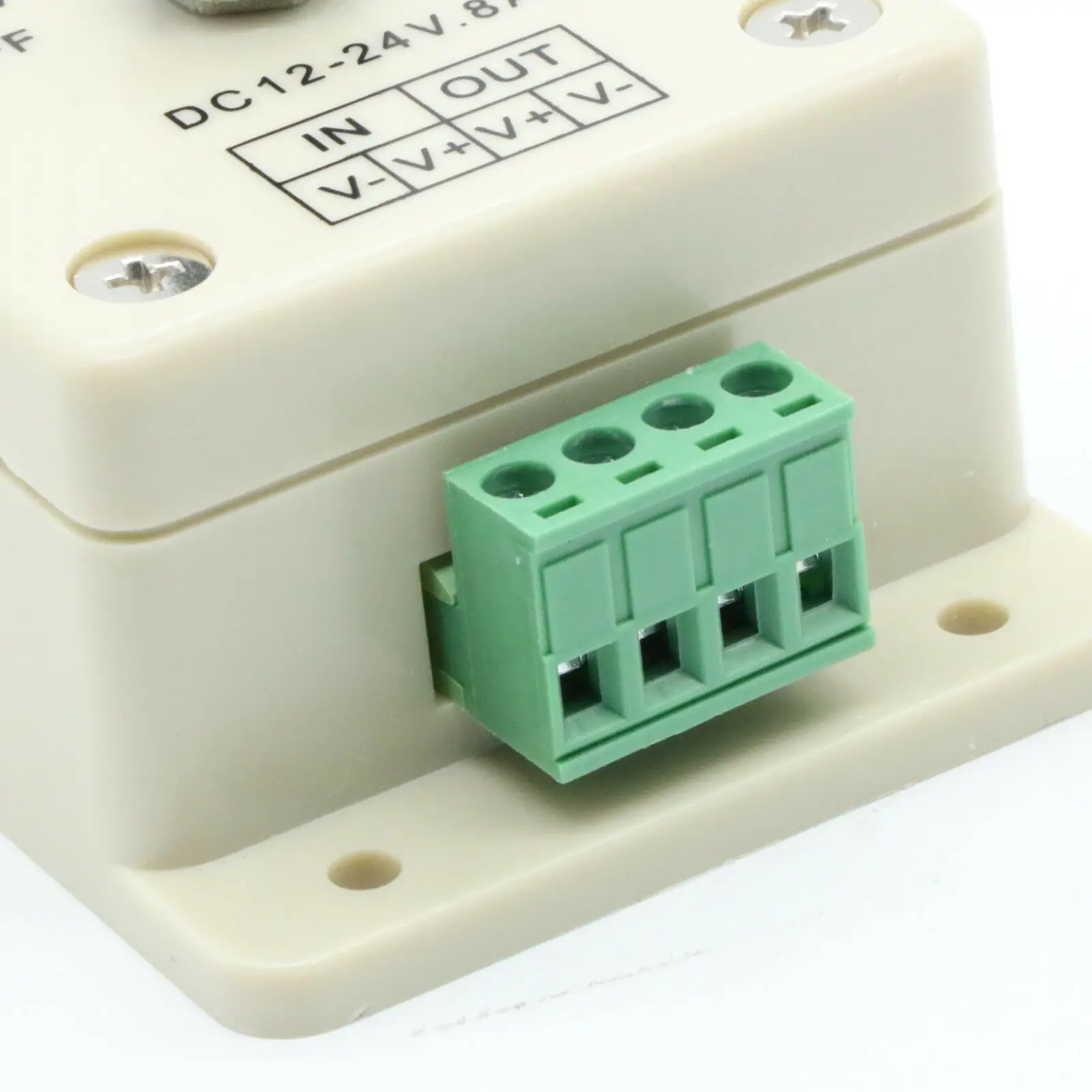 12V 24V светодиодный диммер переключатель 8A Напряжение регулятор регулируемый turbo