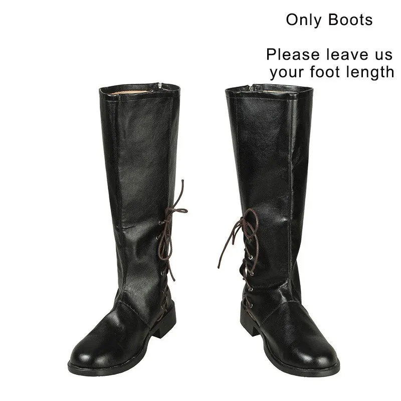 Only Boots Костюм для косплея «Игра престолов 8», «Джон Сноу», «Песнь Льда и Огня» для взрослых; вечерние накидки на Хэллоуин; накидка; куртка; перчатки - Цвет: Only Boots