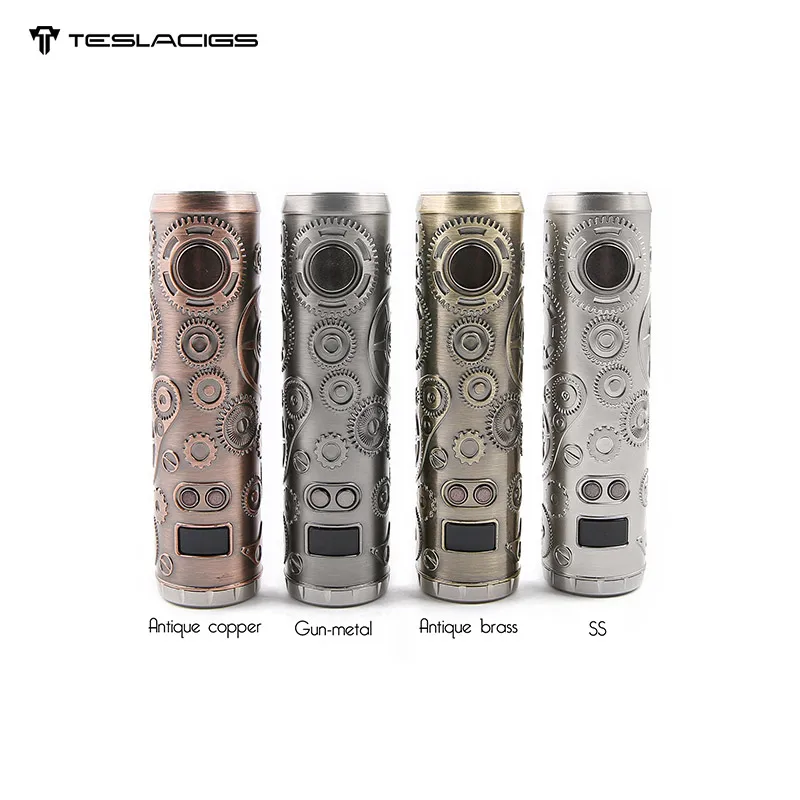 Оригинальный мод Tesla Punk 86 Вт механический Teslacigs Max питание от аккумулятора 18650