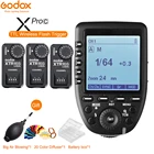 Godox Xpro-CNSFOP TTL HSS 2,4G триггер вспышки с 3x XTR-16S приемником для Godox V860II V860II TT685 V860C V860N V850