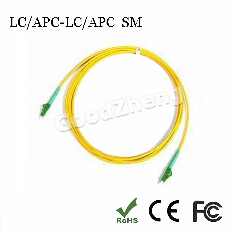 LC/APC-LC/APC SIMPLEX 9/125 волоконный соединительный кабель одномодовый 3 м/5 м/10 м/15 м/20 м/30