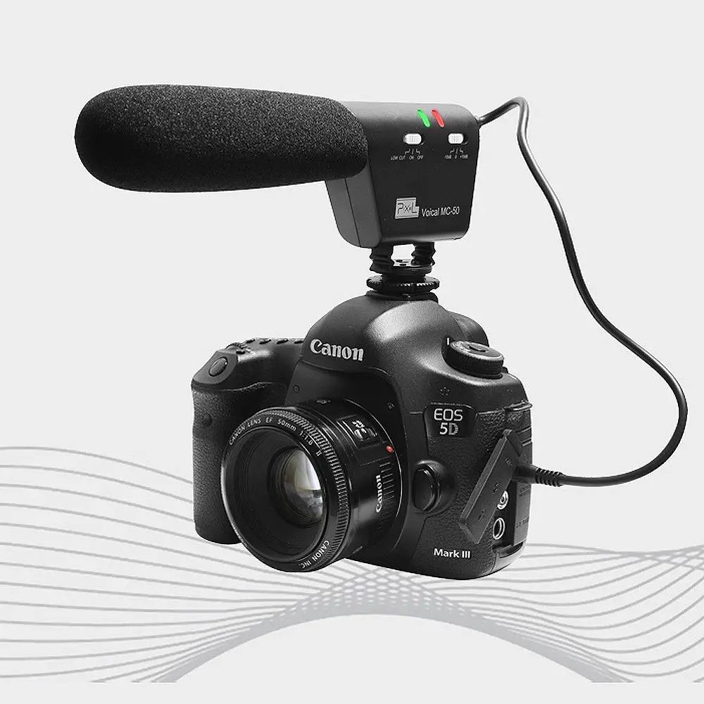 Микрофон Voical DSLR камера крепление микрофон для Canon Blackmagic | Электроника