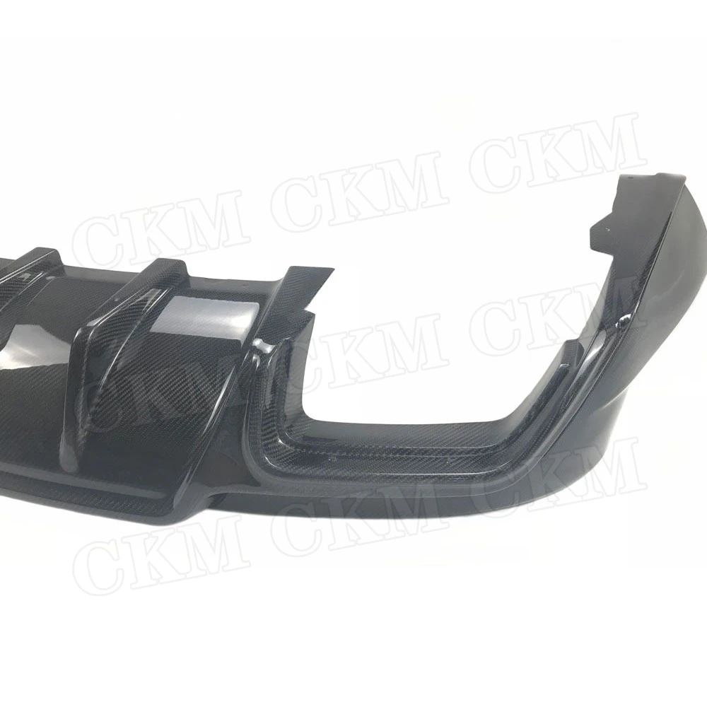 Стильный спойлер MS для заднего бампера из углеродного волокна диффузор губ