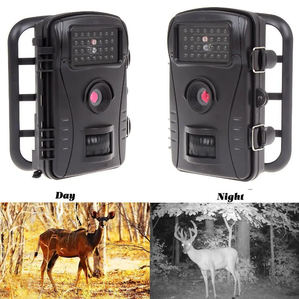 Trail camera HD 720 P игра в дикой природе камера без свечения черная инфракрасная скаутинг камера с 2,4 дюймовым ЖК-дисплеем 26 шт. ИК-светодиоды для охоты