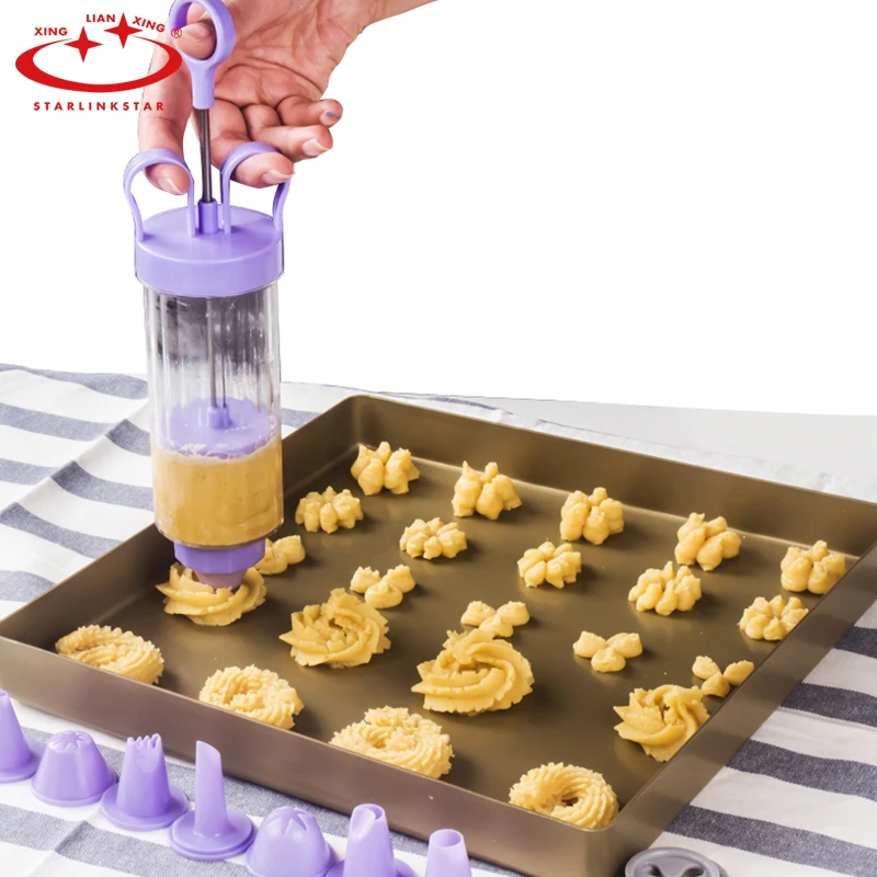 18 шт. пресс для выпечки печенья кухонный инструмент|cookie press|biscuit press machinebiscuit |