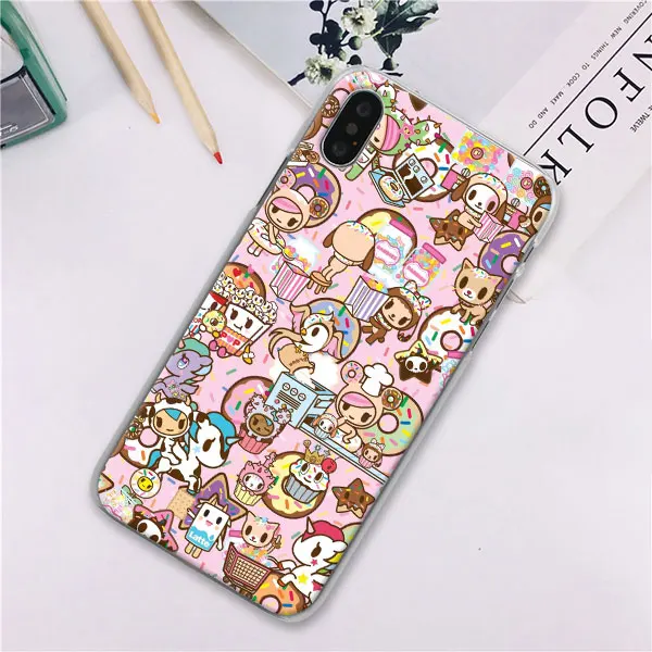 Японский Tokidoki чехол для телефона s для Apple iPhone 7 8 Plus 6 6s Plus X XS XR XS MAX 5 5S чехол для телефона Coque - Цвет: 07