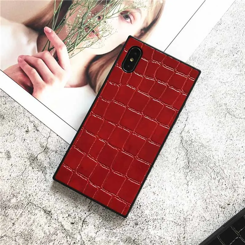 11 Pro Max Stone Pattern Phone Cases for iPhone XS XR X Plastic Leather Case 8 7 6 6S Plus Girly Marble |