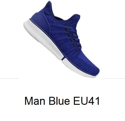 Man blue EU41 Xiaomi Mijia спортивная обувь, кроссовки Высокое качество Профессиональный Мода IP67 Водонепроницаемый поддержка смарт-чип не входит в комплект - Цвет: Man blue EU41
