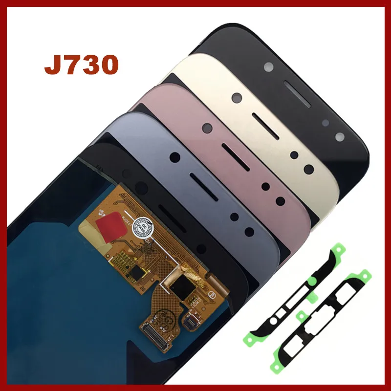 AMOLED дисплей для samsung Galaxy j7 Pro J730 ЖК-дисплей сенсорный экран Замена для samsung Galaxy j7 Pro экран ЖК-дисплей