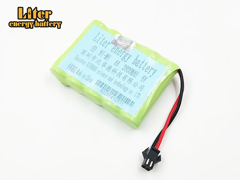 6v 2800mah AA Ni-MH батарея с зарядным устройством высокая емкость электрическая