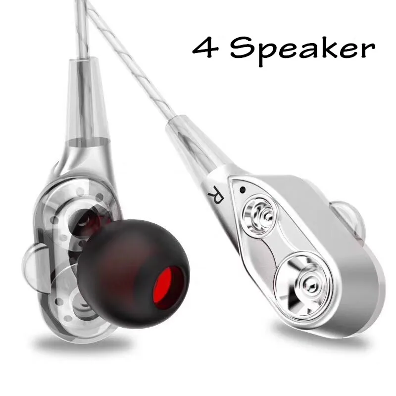 In-Ear earbuds Stereo Build in Microphone Sport Earphone MP3 PC Gaming Auriculares for SAMSUNG | Электроника