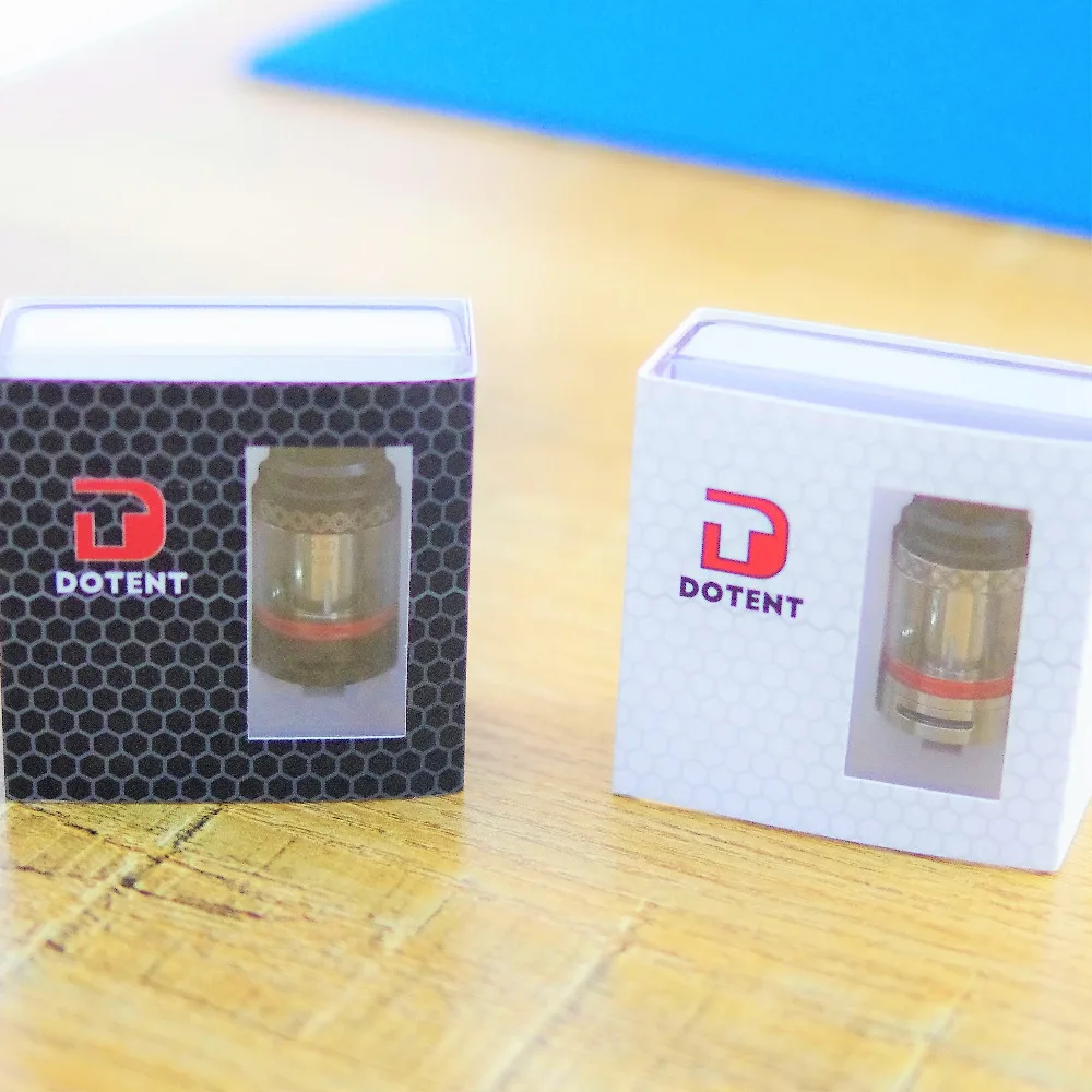 DOTENT барабан Vape резервуар 2 5 мл емкость 0.5ом Ni80 катушка 510 поток Adjustabe распылитель
