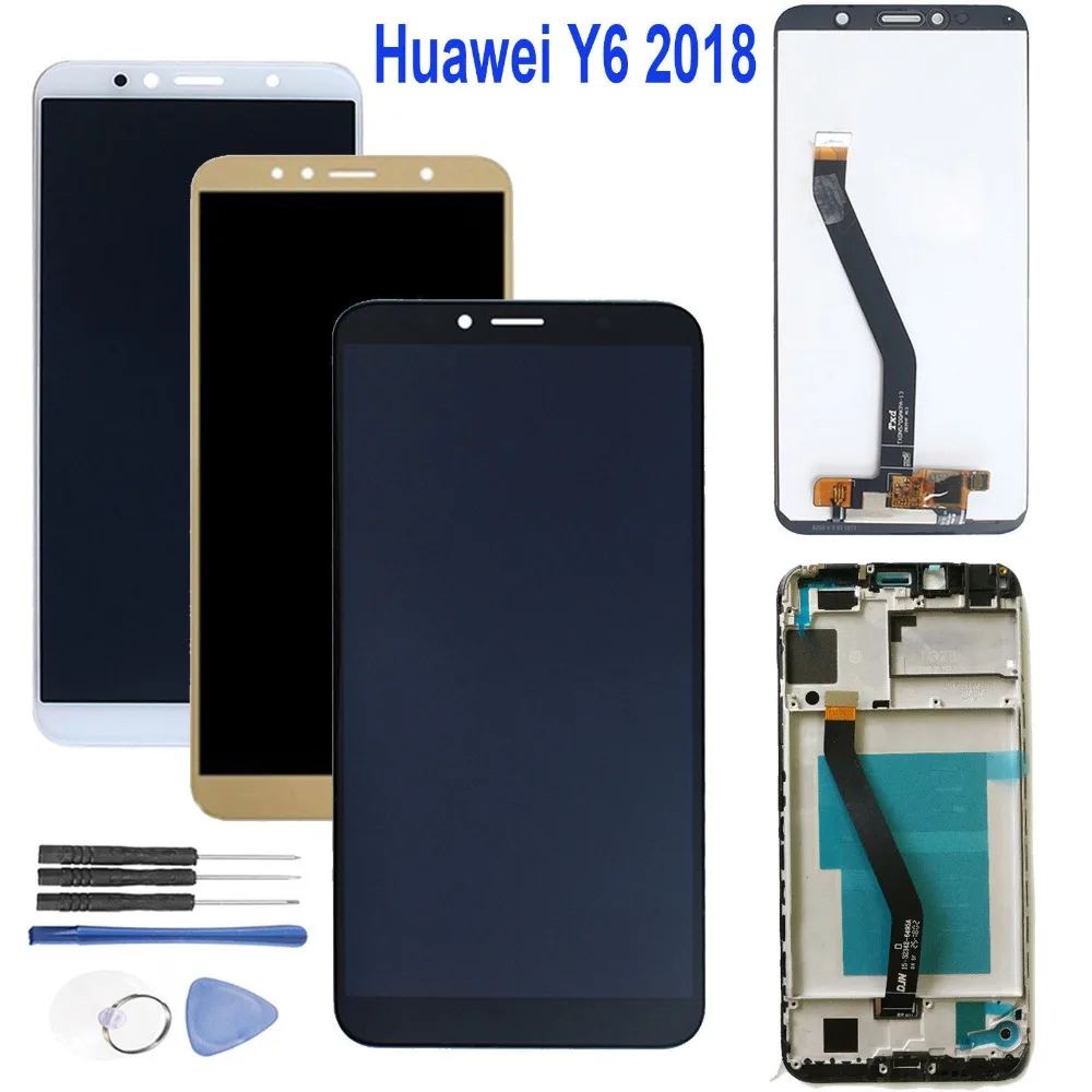 ЖК дисплей для Huawei Y6 2018 дигитайзер сенсорного экрана Prime экран ATU L11 L21 L22 LX1 LX3 L31 L42 с