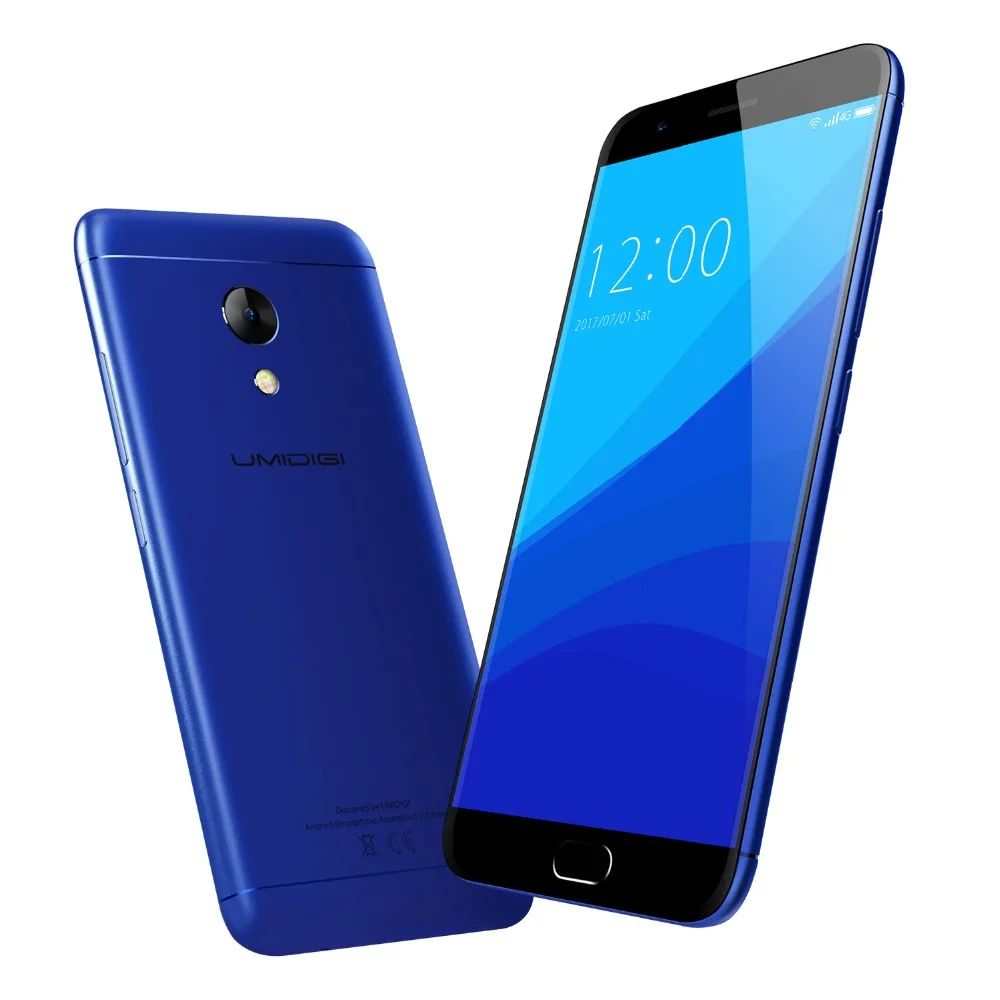 Original UMIDIGI C2 Brand Smartphone MTK6750T Octa-core Multi Touch Cell Phone 5.0" 64GB ROM Global Firmware | Мобильные