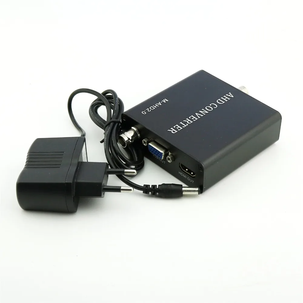 Адаптер-конвертер AHD в VGA/CVBS/HDMI 1 шт. с коаксиальным кабелем 1080P/720P | Электроника