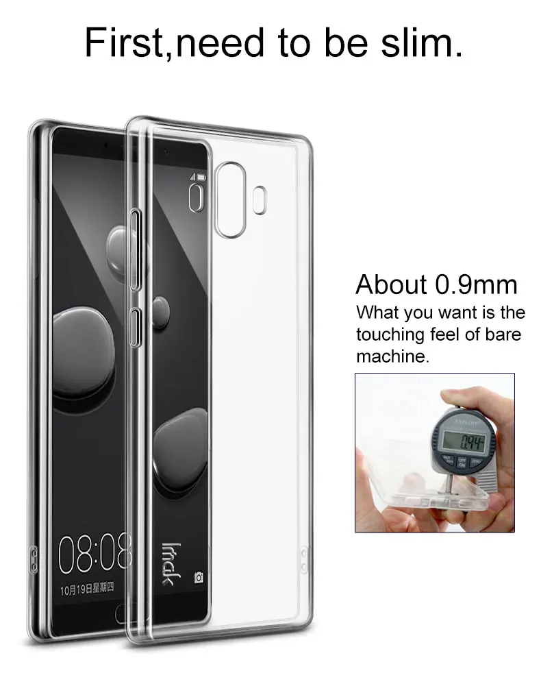 Чехол для Huawei Mate 10 оригинальный прозрачный Ультратонкий силиконовый чехол IMAK из