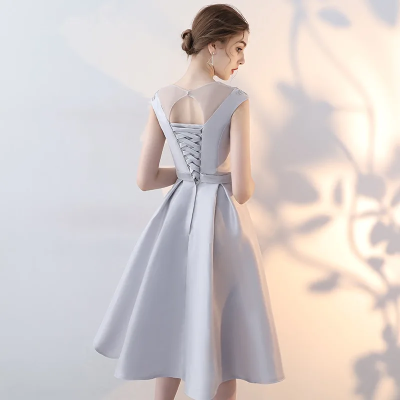 Вечерние платья без рукавов It's Yiiya кружева Цветочные Sexy Backless зашнуровать Мода