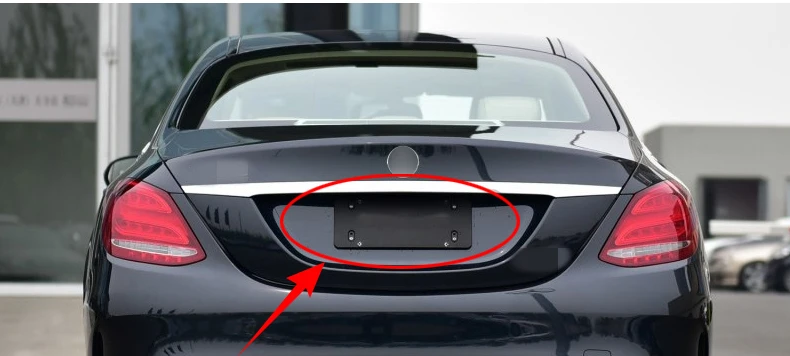 Авто ABS пластик автомобильный передний бампер номерной знак держатель рамки