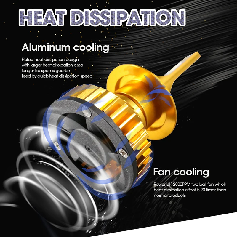 ROADOT 2X Mini H7 LED H4 лампы для автомобильных противотуманных фар H8 H11 H1 9005 HB3 HB4
